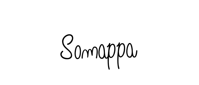 The best way (Angelique-Rose-font-FFP) to make a short signature is to pick only two or three words in your name. The name Somappa include a total of six letters. For converting this name. Somappa signature style 5 images and pictures png