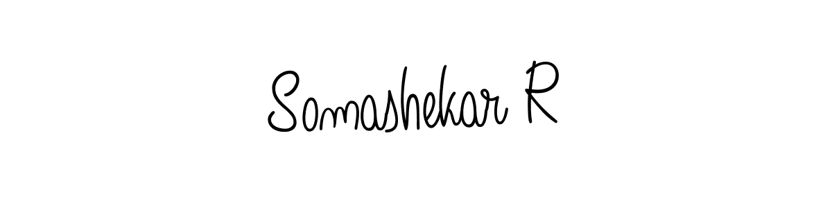 How to make Somashekar R signature? Angelique-Rose-font-FFP is a professional autograph style. Create handwritten signature for Somashekar R name. Somashekar R signature style 5 images and pictures png