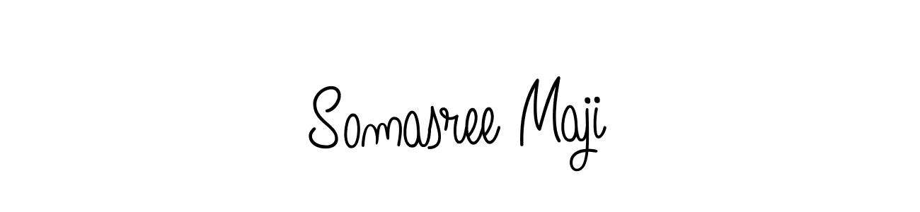 How to make Somasree Maji signature? Angelique-Rose-font-FFP is a professional autograph style. Create handwritten signature for Somasree Maji name. Somasree Maji signature style 5 images and pictures png