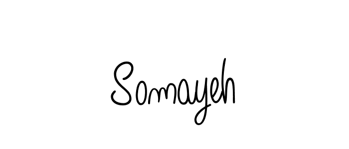 Angelique-Rose-font-FFP is a professional signature style that is perfect for those who want to add a touch of class to their signature. It is also a great choice for those who want to make their signature more unique. Get Somayeh name to fancy signature for free. Somayeh signature style 5 images and pictures png