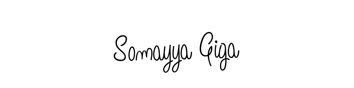 Once you've used our free online signature maker to create your best signature Angelique-Rose-font-FFP style, it's time to enjoy all of the benefits that Somayya Giga name signing documents. Somayya Giga signature style 5 images and pictures png