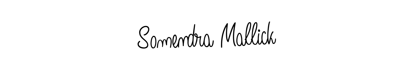 How to Draw Somendra Mallick signature style? Angelique-Rose-font-FFP is a latest design signature styles for name Somendra Mallick. Somendra Mallick signature style 5 images and pictures png