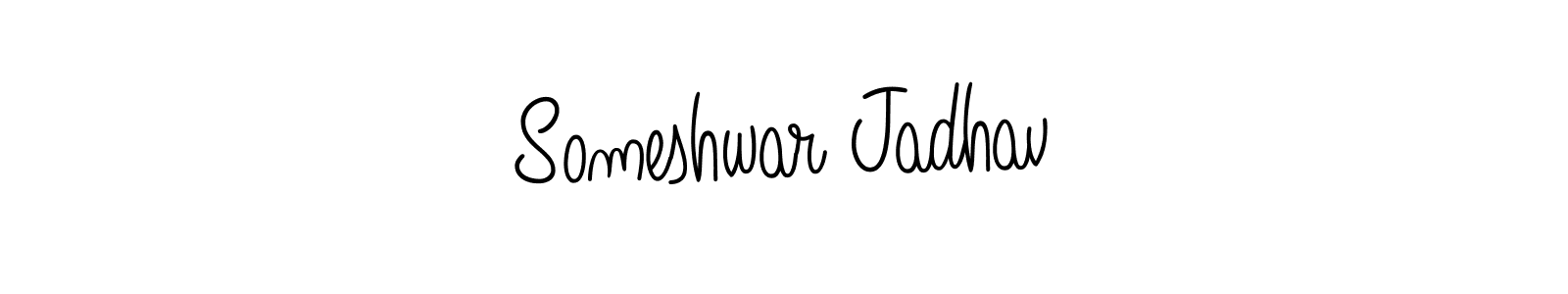 Also we have Someshwar Jadhav name is the best signature style. Create professional handwritten signature collection using Angelique-Rose-font-FFP autograph style. Someshwar Jadhav signature style 5 images and pictures png