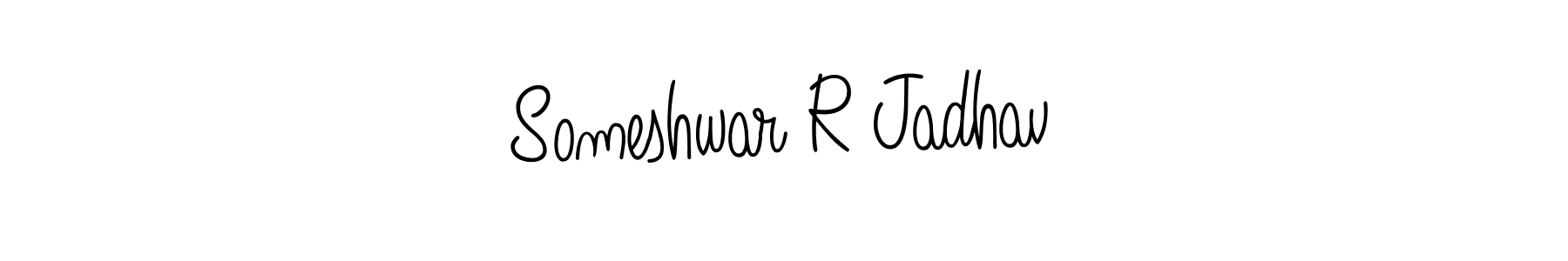 Angelique-Rose-font-FFP is a professional signature style that is perfect for those who want to add a touch of class to their signature. It is also a great choice for those who want to make their signature more unique. Get Someshwar R Jadhav name to fancy signature for free. Someshwar R Jadhav signature style 5 images and pictures png