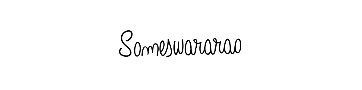 Make a beautiful signature design for name Someswararao. With this signature (Angelique-Rose-font-FFP) style, you can create a handwritten signature for free. Someswararao signature style 5 images and pictures png