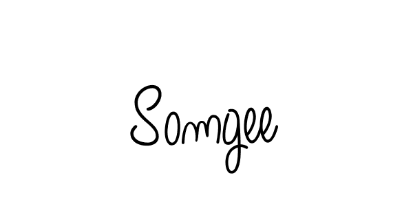 How to make Somgee signature? Angelique-Rose-font-FFP is a professional autograph style. Create handwritten signature for Somgee name. Somgee signature style 5 images and pictures png