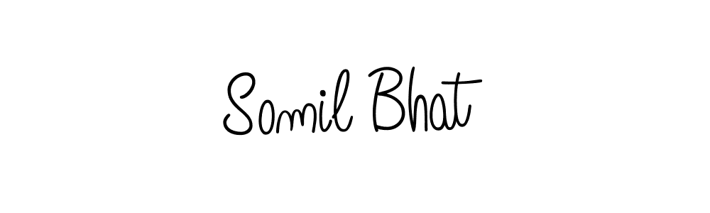 Also we have Somil Bhat name is the best signature style. Create professional handwritten signature collection using Angelique-Rose-font-FFP autograph style. Somil Bhat signature style 5 images and pictures png