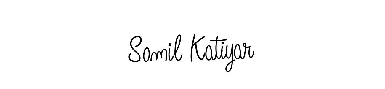 How to Draw Somil Katiyar signature style? Angelique-Rose-font-FFP is a latest design signature styles for name Somil Katiyar. Somil Katiyar signature style 5 images and pictures png
