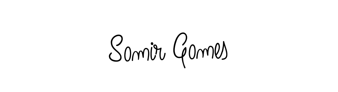 Best and Professional Signature Style for Somir Gomes. Angelique-Rose-font-FFP Best Signature Style Collection. Somir Gomes signature style 5 images and pictures png