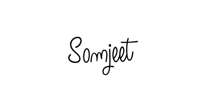 Best and Professional Signature Style for Somjeet. Angelique-Rose-font-FFP Best Signature Style Collection. Somjeet signature style 5 images and pictures png