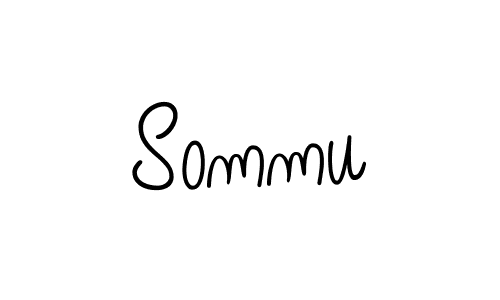 Make a beautiful signature design for name Sommu. With this signature (Angelique-Rose-font-FFP) style, you can create a handwritten signature for free. Sommu signature style 5 images and pictures png