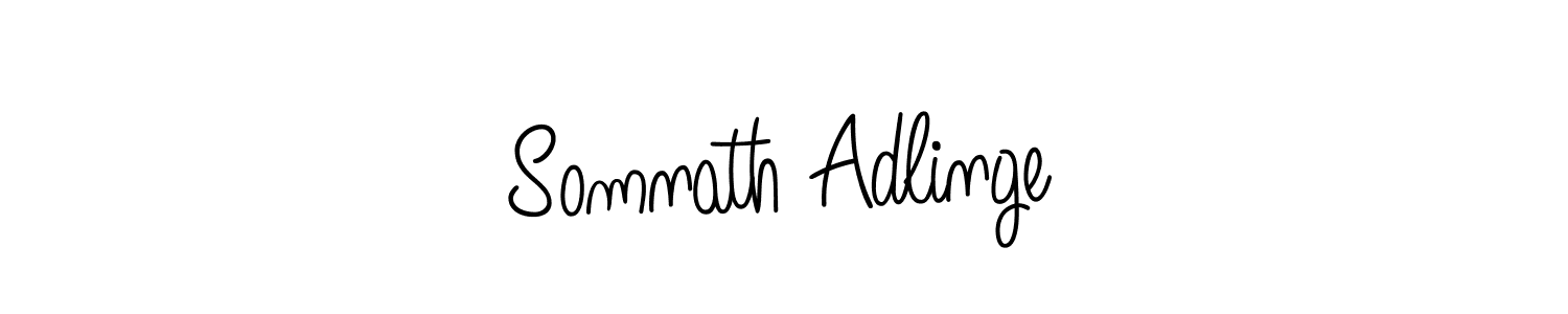 Once you've used our free online signature maker to create your best signature Angelique-Rose-font-FFP style, it's time to enjoy all of the benefits that Somnath Adlinge name signing documents. Somnath Adlinge signature style 5 images and pictures png