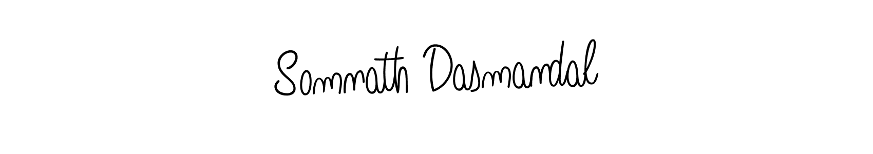Make a beautiful signature design for name Somnath Dasmandal. With this signature (Angelique-Rose-font-FFP) style, you can create a handwritten signature for free. Somnath Dasmandal signature style 5 images and pictures png