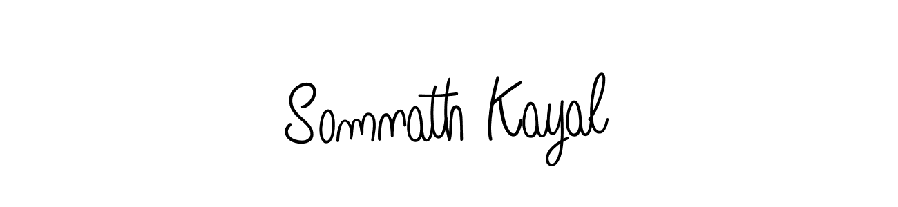 Design your own signature with our free online signature maker. With this signature software, you can create a handwritten (Angelique-Rose-font-FFP) signature for name Somnath Kayal. Somnath Kayal signature style 5 images and pictures png