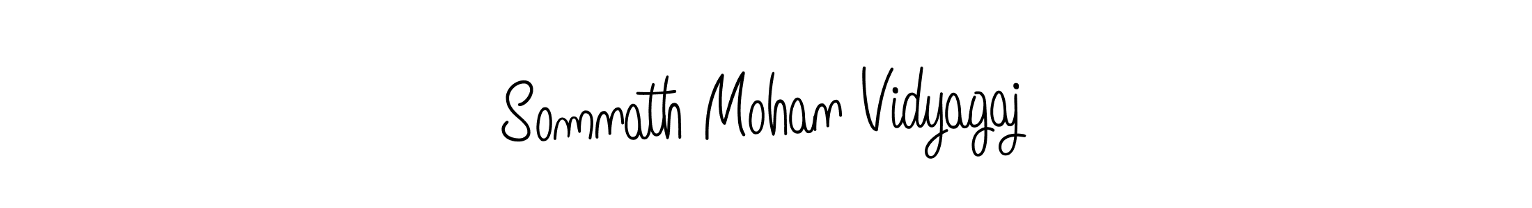 Also we have Somnath Mohan Vidyagaj name is the best signature style. Create professional handwritten signature collection using Angelique-Rose-font-FFP autograph style. Somnath Mohan Vidyagaj signature style 5 images and pictures png