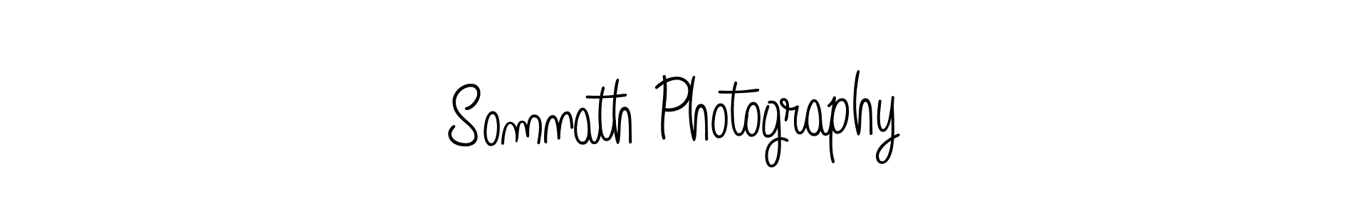 You should practise on your own different ways (Angelique-Rose-font-FFP) to write your name (Somnath Photography) in signature. don't let someone else do it for you. Somnath Photography signature style 5 images and pictures png