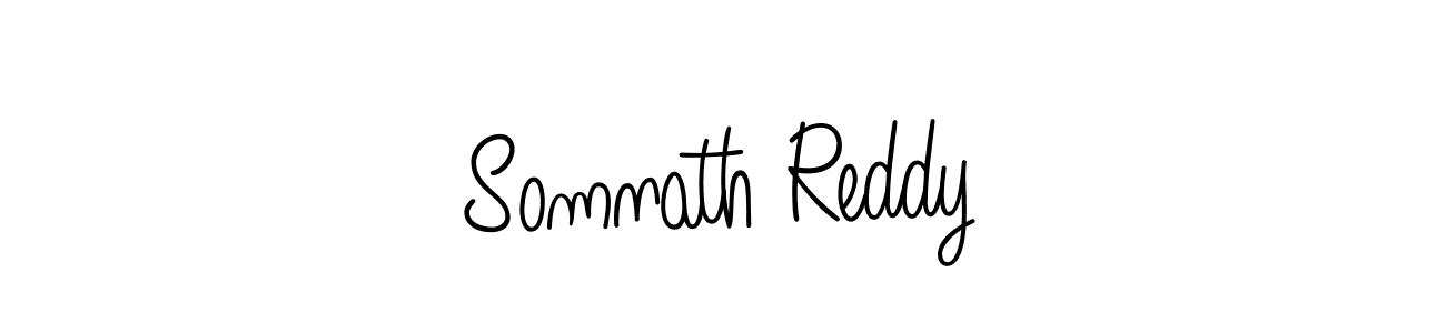 Also we have Somnath Reddy name is the best signature style. Create professional handwritten signature collection using Angelique-Rose-font-FFP autograph style. Somnath Reddy signature style 5 images and pictures png