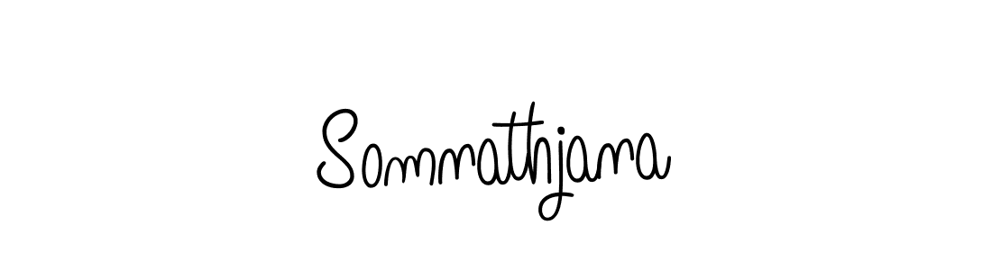Somnathjana stylish signature style. Best Handwritten Sign (Angelique-Rose-font-FFP) for my name. Handwritten Signature Collection Ideas for my name Somnathjana. Somnathjana signature style 5 images and pictures png