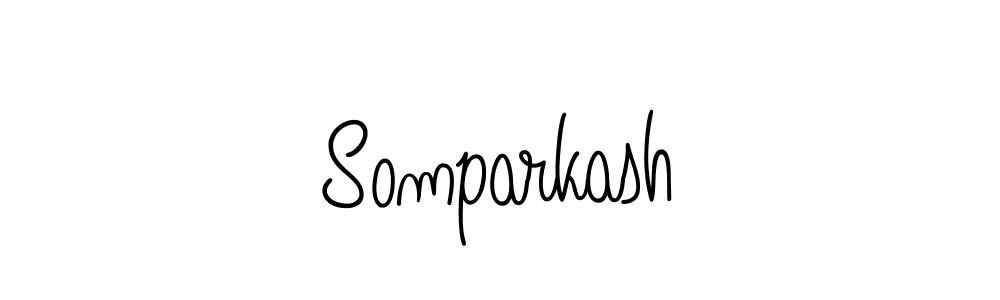 Make a beautiful signature design for name Somparkash. With this signature (Angelique-Rose-font-FFP) style, you can create a handwritten signature for free. Somparkash signature style 5 images and pictures png