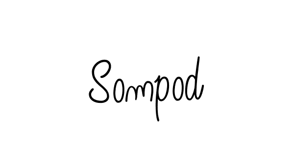 Sompod stylish signature style. Best Handwritten Sign (Angelique-Rose-font-FFP) for my name. Handwritten Signature Collection Ideas for my name Sompod. Sompod signature style 5 images and pictures png