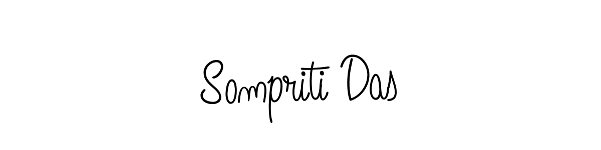 You should practise on your own different ways (Angelique-Rose-font-FFP) to write your name (Sompriti Das) in signature. don't let someone else do it for you. Sompriti Das signature style 5 images and pictures png