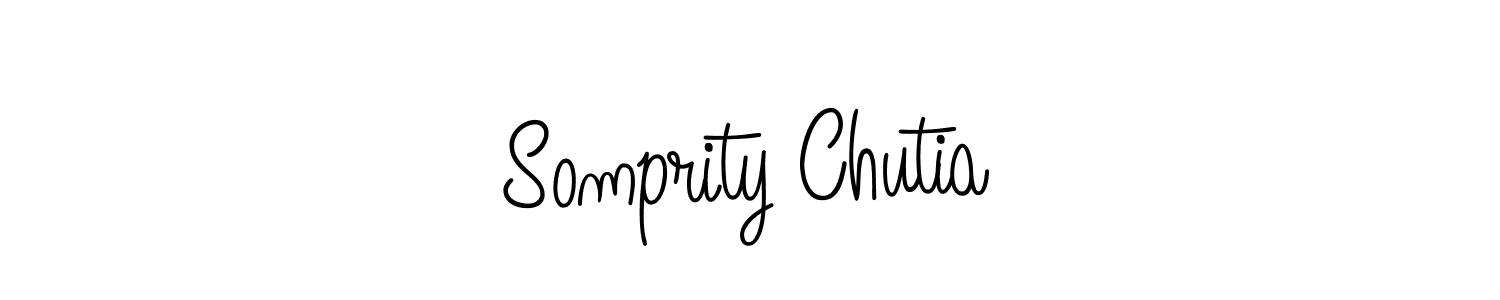 You should practise on your own different ways (Angelique-Rose-font-FFP) to write your name (Somprity Chutia) in signature. don't let someone else do it for you. Somprity Chutia signature style 5 images and pictures png