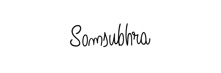 How to make Somsubhra name signature. Use Angelique-Rose-font-FFP style for creating short signs online. This is the latest handwritten sign. Somsubhra signature style 5 images and pictures png
