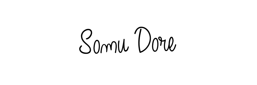 Check out images of Autograph of Somu Dore name. Actor Somu Dore Signature Style. Angelique-Rose-font-FFP is a professional sign style online. Somu Dore signature style 5 images and pictures png