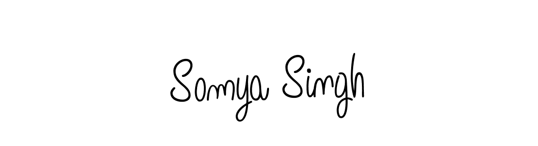 How to make Somya Singh signature? Angelique-Rose-font-FFP is a professional autograph style. Create handwritten signature for Somya Singh name. Somya Singh signature style 5 images and pictures png