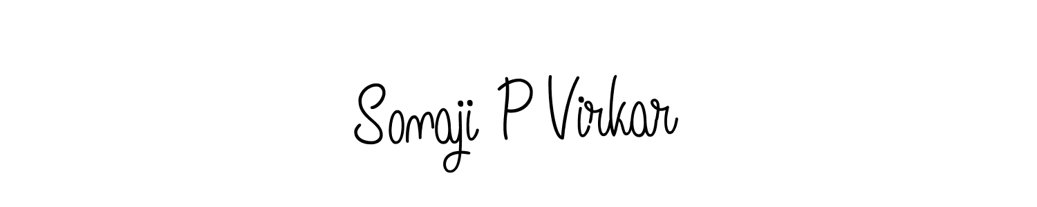 Make a beautiful signature design for name Sonaji P Virkar. Use this online signature maker to create a handwritten signature for free. Sonaji P Virkar signature style 5 images and pictures png