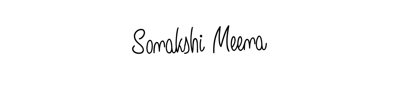 This is the best signature style for the Sonakshi Meena name. Also you like these signature font (Angelique-Rose-font-FFP). Mix name signature. Sonakshi Meena signature style 5 images and pictures png