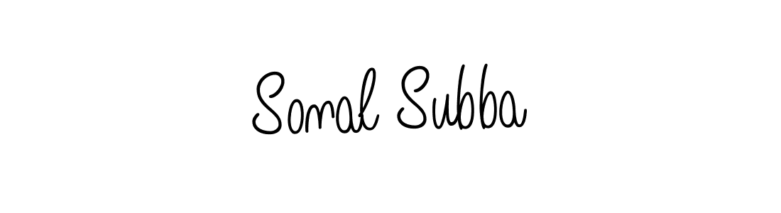 The best way (Angelique-Rose-font-FFP) to make a short signature is to pick only two or three words in your name. The name Sonal Subba include a total of six letters. For converting this name. Sonal Subba signature style 5 images and pictures png