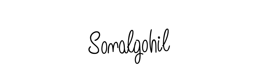 How to make Sonalgohil signature? Angelique-Rose-font-FFP is a professional autograph style. Create handwritten signature for Sonalgohil name. Sonalgohil signature style 5 images and pictures png