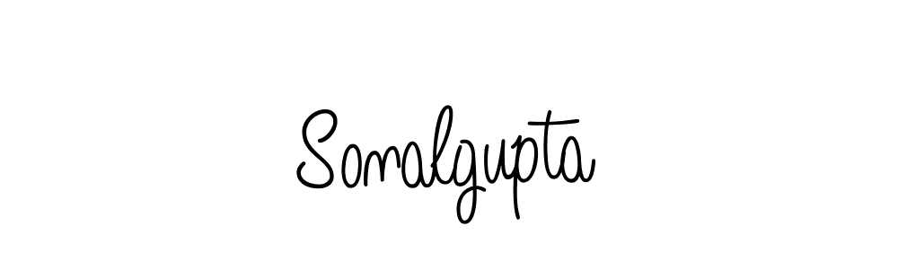 Use a signature maker to create a handwritten signature online. With this signature software, you can design (Angelique-Rose-font-FFP) your own signature for name Sonalgupta. Sonalgupta signature style 5 images and pictures png