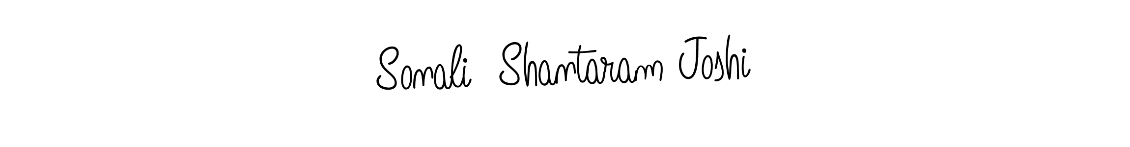 Use a signature maker to create a handwritten signature online. With this signature software, you can design (Angelique-Rose-font-FFP) your own signature for name Sonali  Shantaram Joshi. Sonali  Shantaram Joshi signature style 5 images and pictures png