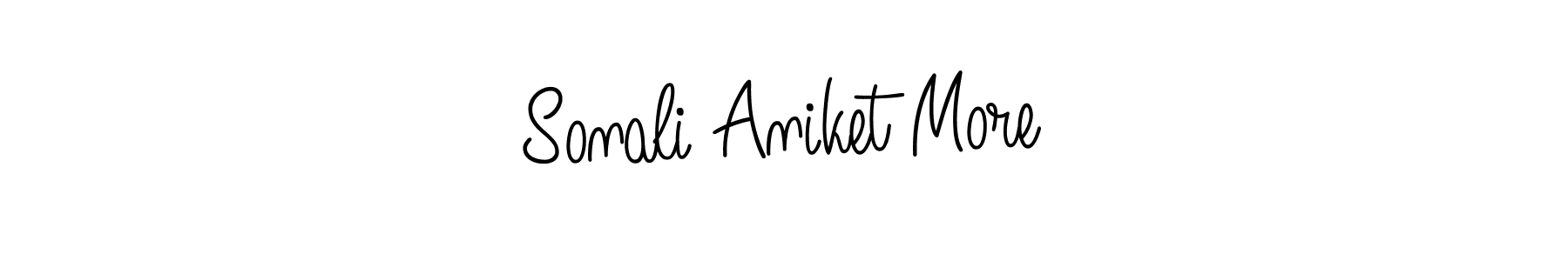 This is the best signature style for the Sonali Aniket More name. Also you like these signature font (Angelique-Rose-font-FFP). Mix name signature. Sonali Aniket More signature style 5 images and pictures png