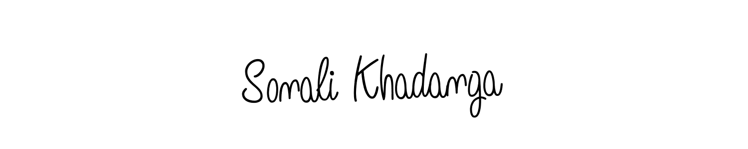 Make a short Sonali Khadanga signature style. Manage your documents anywhere anytime using Angelique-Rose-font-FFP. Create and add eSignatures, submit forms, share and send files easily. Sonali Khadanga signature style 5 images and pictures png