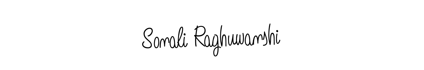 Make a beautiful signature design for name Sonali Raghuwanshi. With this signature (Angelique-Rose-font-FFP) style, you can create a handwritten signature for free. Sonali Raghuwanshi signature style 5 images and pictures png