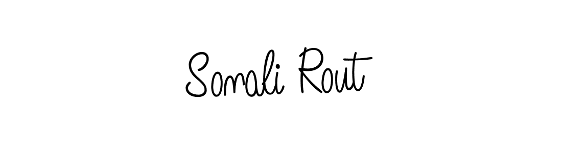 The best way (Angelique-Rose-font-FFP) to make a short signature is to pick only two or three words in your name. The name Sonali Rout include a total of six letters. For converting this name. Sonali Rout signature style 5 images and pictures png