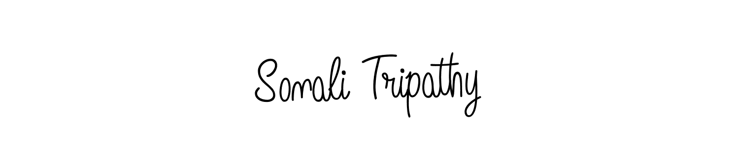 Use a signature maker to create a handwritten signature online. With this signature software, you can design (Angelique-Rose-font-FFP) your own signature for name Sonali Tripathy. Sonali Tripathy signature style 5 images and pictures png