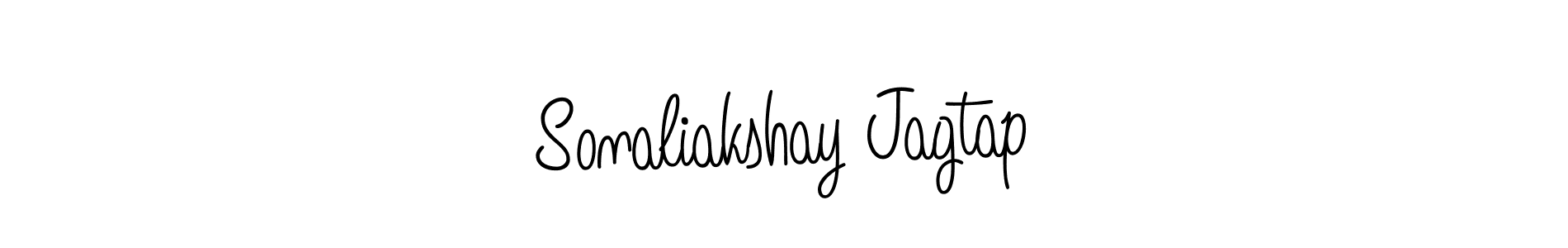 Also we have Sonaliakshay Jagtap name is the best signature style. Create professional handwritten signature collection using Angelique-Rose-font-FFP autograph style. Sonaliakshay Jagtap signature style 5 images and pictures png