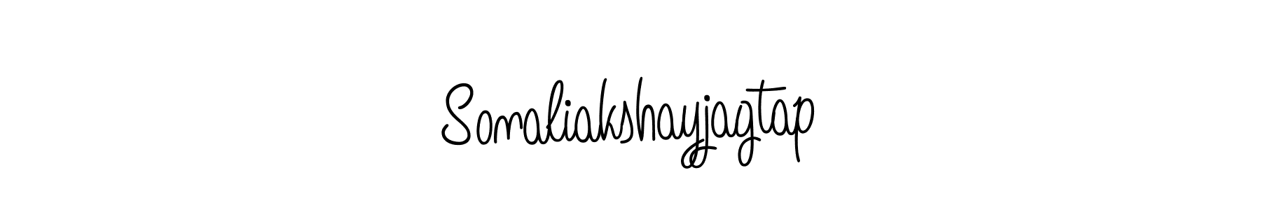 Also we have Sonaliakshayjagtap name is the best signature style. Create professional handwritten signature collection using Angelique-Rose-font-FFP autograph style. Sonaliakshayjagtap signature style 5 images and pictures png