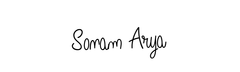 Create a beautiful signature design for name Sonam Arya. With this signature (Angelique-Rose-font-FFP) fonts, you can make a handwritten signature for free. Sonam Arya signature style 5 images and pictures png