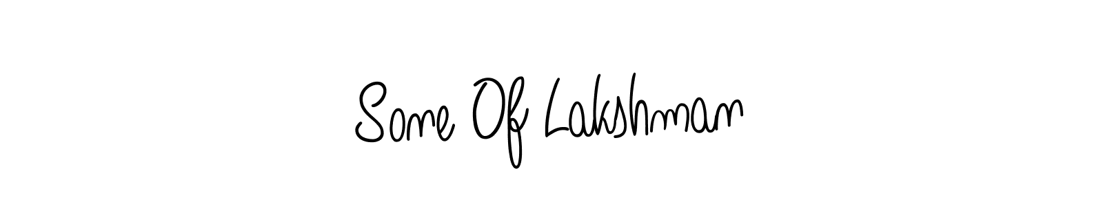 Also we have Sone Of Lakshman name is the best signature style. Create professional handwritten signature collection using Angelique-Rose-font-FFP autograph style. Sone Of Lakshman signature style 5 images and pictures png