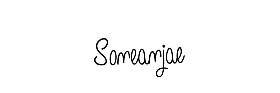 How to make Soneanjae signature? Angelique-Rose-font-FFP is a professional autograph style. Create handwritten signature for Soneanjae name. Soneanjae signature style 5 images and pictures png