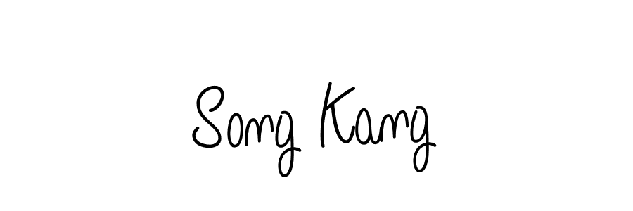 Make a beautiful signature design for name Song Kang. With this signature (Angelique-Rose-font-FFP) style, you can create a handwritten signature for free. Song Kang signature style 5 images and pictures png