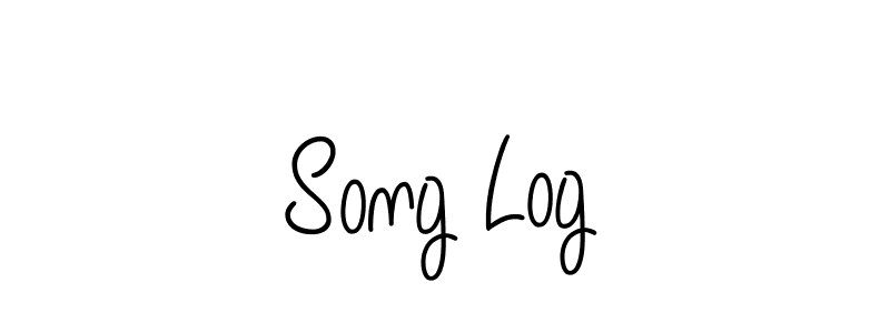 You should practise on your own different ways (Angelique-Rose-font-FFP) to write your name (Song Log) in signature. don't let someone else do it for you. Song Log signature style 5 images and pictures png