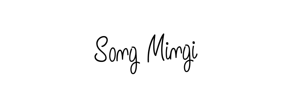 Design your own signature with our free online signature maker. With this signature software, you can create a handwritten (Angelique-Rose-font-FFP) signature for name Song Mingi. Song Mingi signature style 5 images and pictures png