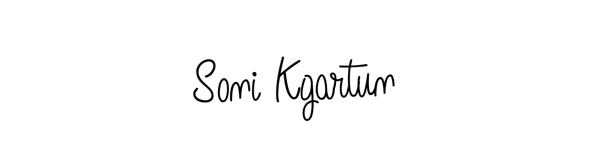 Once you've used our free online signature maker to create your best signature Angelique-Rose-font-FFP style, it's time to enjoy all of the benefits that Soni Kgartun name signing documents. Soni Kgartun signature style 5 images and pictures png