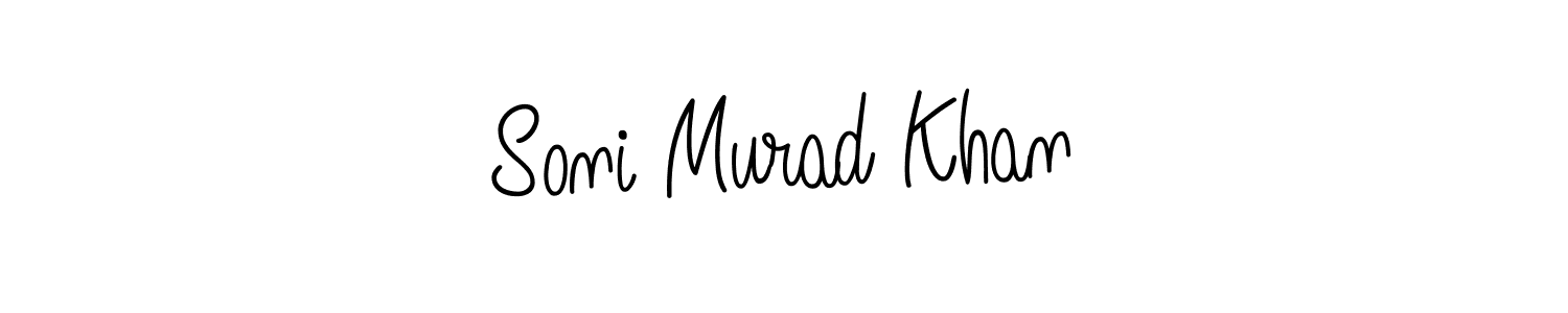 How to Draw Soni Murad Khan signature style? Angelique-Rose-font-FFP is a latest design signature styles for name Soni Murad Khan. Soni Murad Khan signature style 5 images and pictures png